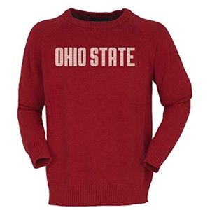 Ohio State Buckeyes Intarsia Crewneck Sweater NWT